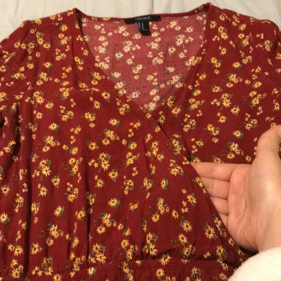 Forever 21 Surplice Romper - Picture 2 of 2